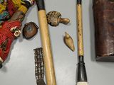 many different items that are on the table