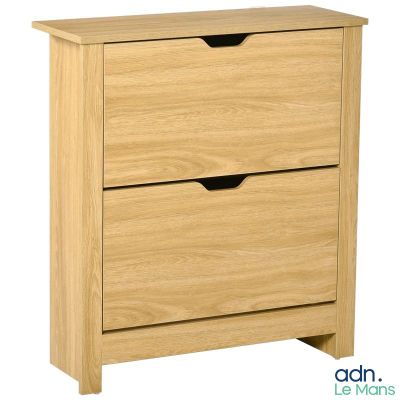 une image représentant une commode en bois à deux tiroirs