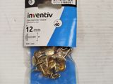 a bag of screws on a table with a price tag