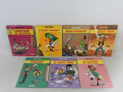 LUCKY LUKE. 7 vols. L'héritage de Rantanplan 1973, le bandit…