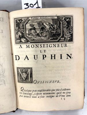 an open book with a picture of a man and a woman on it