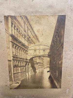 PHOTOGRAPHIES Venise , deux anciennes photographies En l'éta…