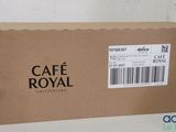 a box of coffee that is sitting on a table