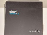an image of a close up of a black box on a white surface