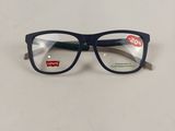 a pair of glasses sitting on a table next to a box