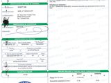 a close up of a document with a picture of a person on it