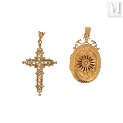 une image représentant une croix et un cadenas sur fond blanc