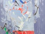 l'image d'un tableau représentant un vase contenant des fleurs