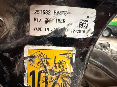 Dameuse MIKASA - MTX-70 - Année 2019.