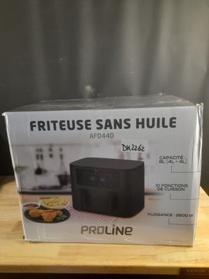 DH2262// Friteuse sans huile Proline AFD44D - Capacité : 8 L…