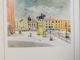 a picture of a poster on the wall of a building