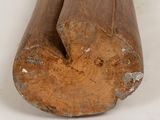 a piece of wood that has been turned into a piece of wood