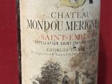 a bottle of wine that is sitting on a table