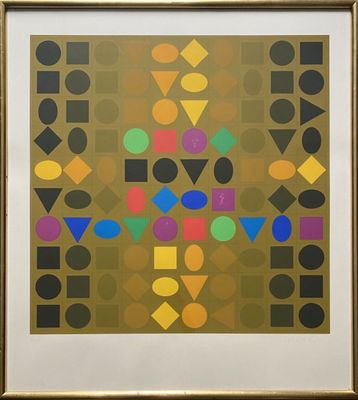 Victor Vasarely - Sorbonne, 1973