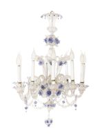 LUSTRE EN VERRE POLYCHROME