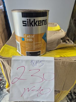 Lot de 18 pots de lasure bois Sikkens Cetol Novatech, 1L, te…