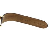 a close up of a watch on a white background