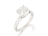une bague en diamant à une seule pierre, par van cleef