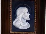 an image of a picture of a woman with a halo on her head