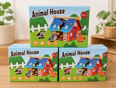 Lot de 3 boîtes de jeux à la ferme r