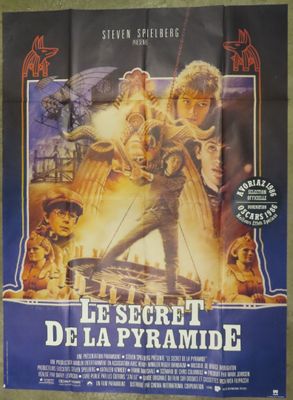 a movie poster for the film le secret de la pyramide
