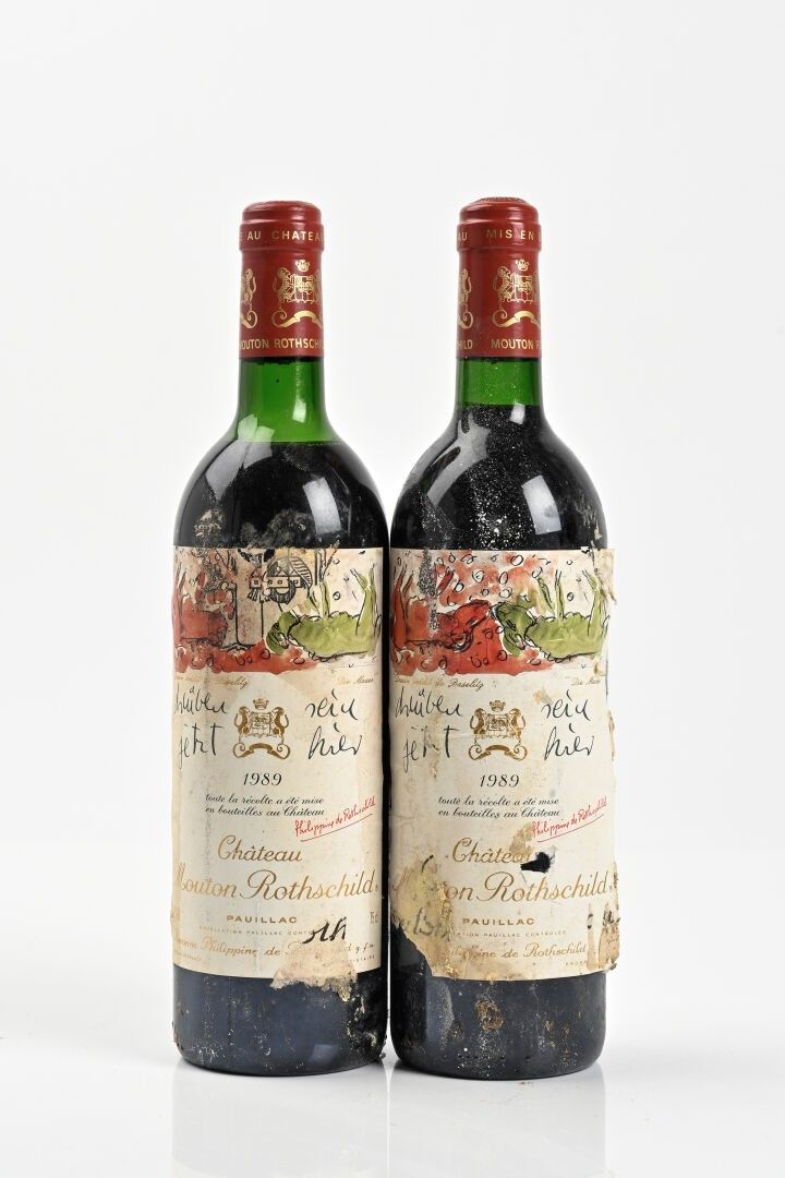 2B CHÂTEAU MOUTON ROTHSCHILD (1 H.E.+; 1 e.a; 1 e.t.a; 1 c.c. légères) GCC1 Pauillac 1989