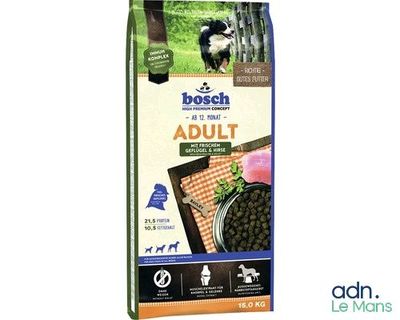 Aliments secs pour chiens adultes de grande race « Agneau et riz » de Bosch