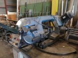 a machine that is sitting on a table in a warehouse
