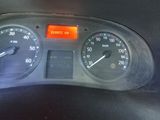 a close up of a car dashboard with a speedometer