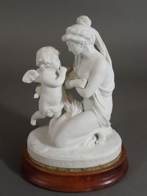 LIMOGES - BOIZOT, d'après. "La leçon de l'Amour".