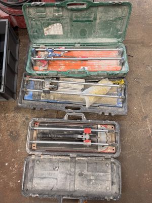 many tools in the case on the ground
