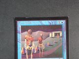 a picture of a card with a picture of a skeleton on it
