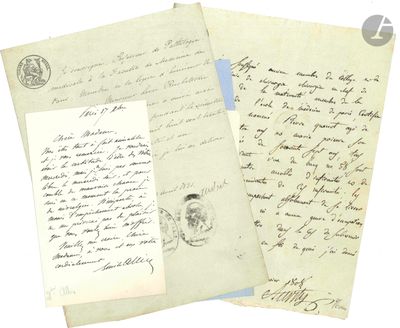 MÉDECINE. 61 lettres ou pièces, la plupart L.A.S., XIXe-XXe …