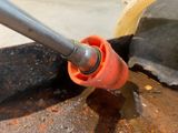 a pipe that is connected to a water hose