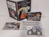 une image représentant un livre sur lequel figure l'illustration d'un chat