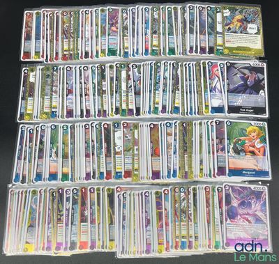 La collection de cartes à collectionner Pokémon est exposée sur une table.