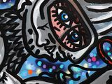 an image of a painting of a person in a space suit