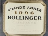 a label on a bottle of wine that says grande aniel bollinger