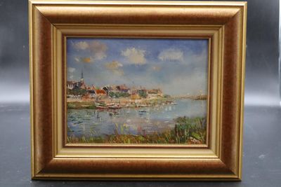 Jean-Paul ULYSSE (1925-2011) Paysage à Saint Valéry-Sur-Somm…