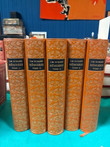 Éditions Jean de Bonnot - Comtesse du Barri - Mémoires - 5 volume