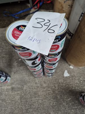 Lot de 12 pots de Peinture Dulux Valentine – Crème de Couleu…