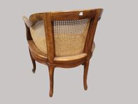 Fauteuil de bureau canné style Louis XV 78,5 x 63 x 63,5 cm (photo 4)