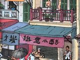 il y a beaucoup de gens dans les rues de la ville, avec des parapluies
