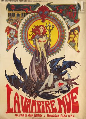 a poster for the movie la vampiree eve