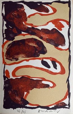 Pierre Alechinsky - Les clepsydres de l'inconnu, 1980