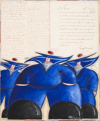 428. RAMINE (né en 1966).Les Marins de la Royale.