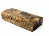 marble soap bar on a white background on a white surface