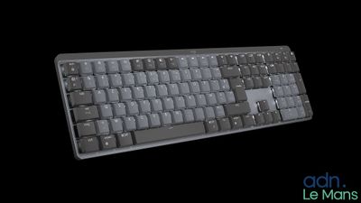 an image of a computer keyboard on a black background