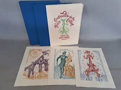 quatre dessins de couleurs différentes représentant un homme et une femme sur une table