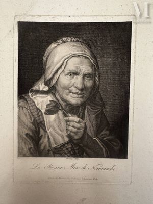 portrait of an old woman holding a pipe and smoking a pipe